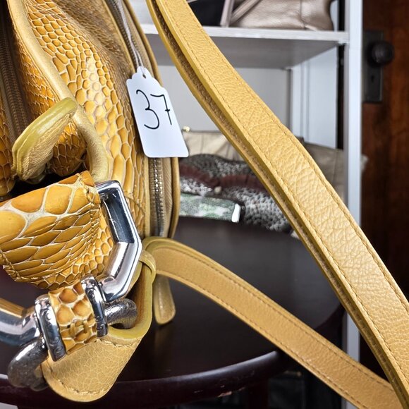 Brighton Yellow adjustable shoulder Sprite Marygold Purse E409957 - Picture 4 of 16